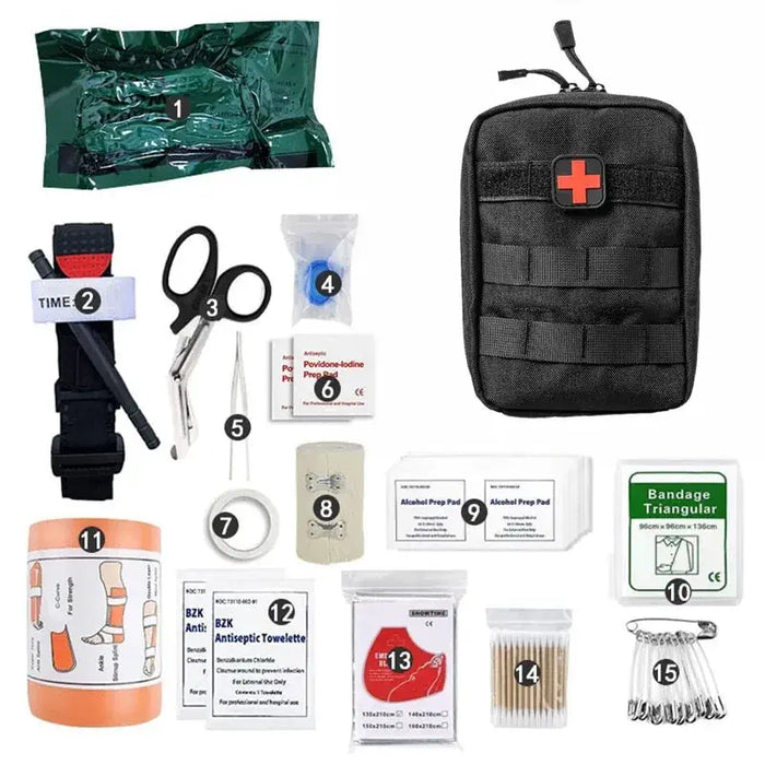 IFAK First Aid Kit Black