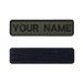 Black Velcro Military Name Band