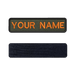 Orange Velcro Military Name Band