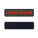 Red Velcro Military Name Band