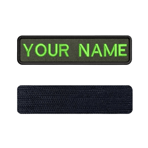 Light Green Velcro Military Name Band