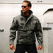 Men's army green tactical jacket