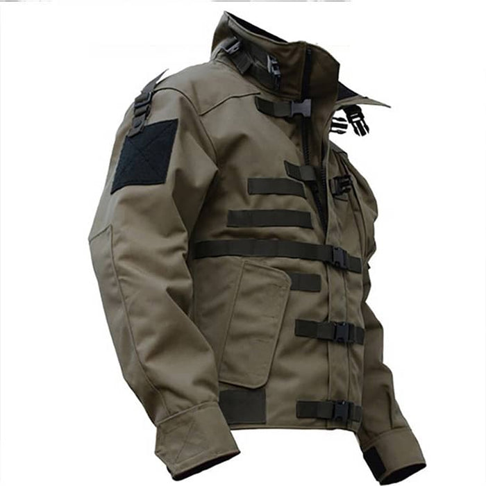 Military green tactical jacket