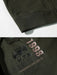 Army green bomber jacket information view