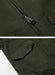 Army green bomber with zipped pockets