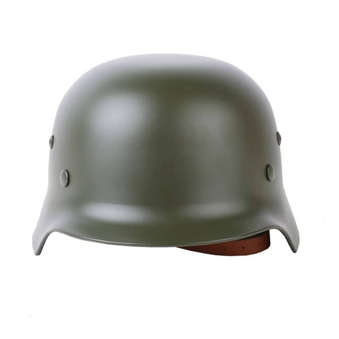German Army Green M35 helmet front view