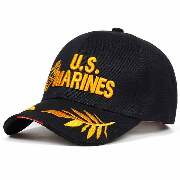 US Marines Cap Black