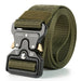 green nylon tactical military belt