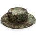Green python military bush hat