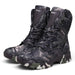 Grey army camouflage shoes