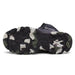 Military camouflage shoe, bottom view of sole