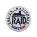 PVC raid badge