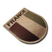 khaki French military badges