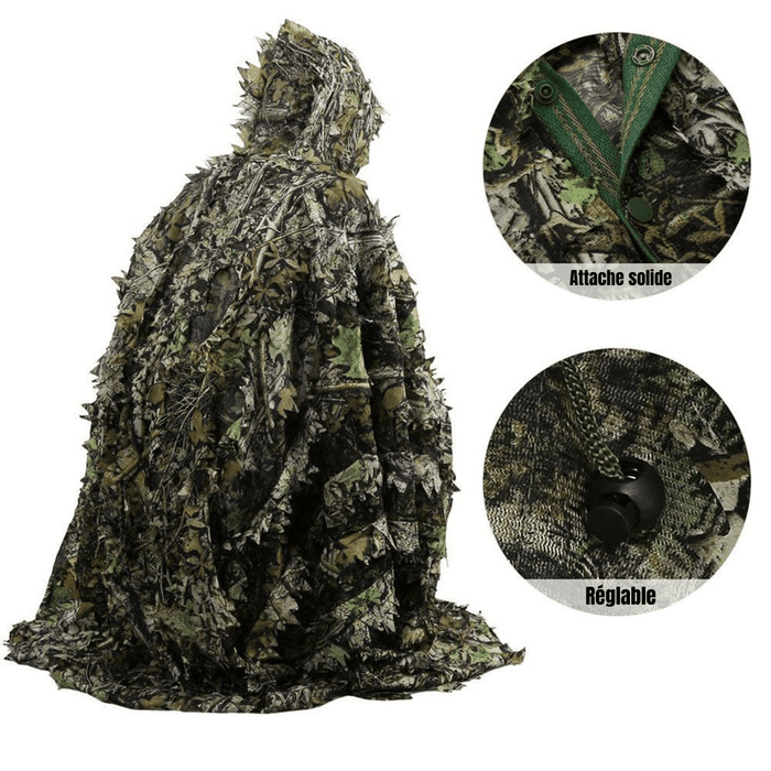 Ghillie suit poncho for sniper & marksman