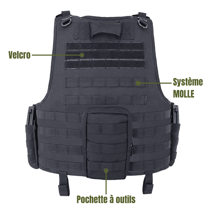 Tactical Airsoft vest MOLLE system