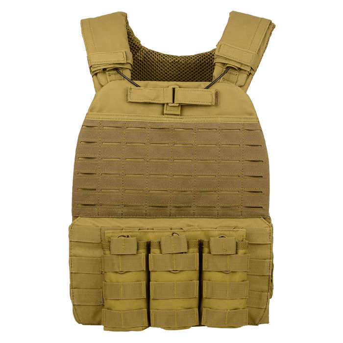 Tactical vest with MOLLE system