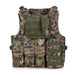Digital tactical military jungle vest