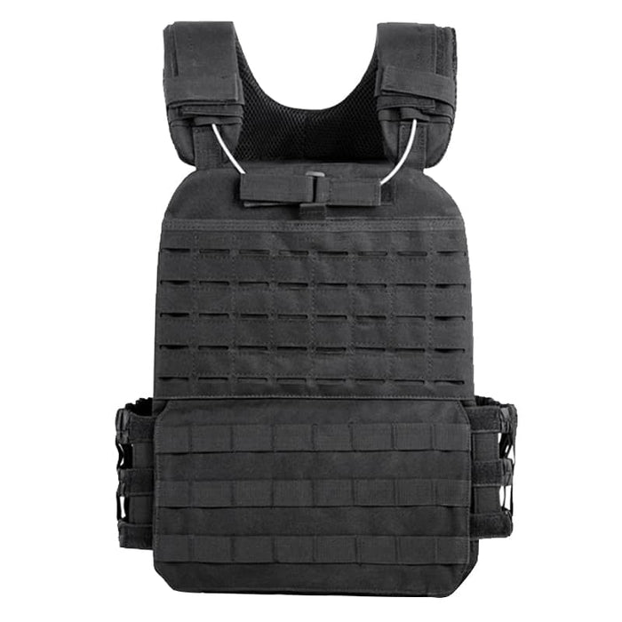 Black MOLLE tactical vest