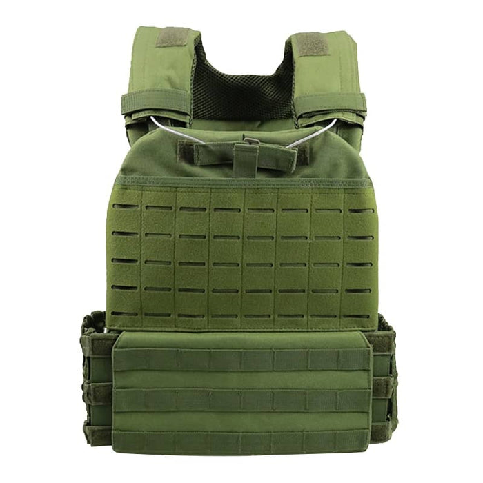 Green MOLLE tactical vest