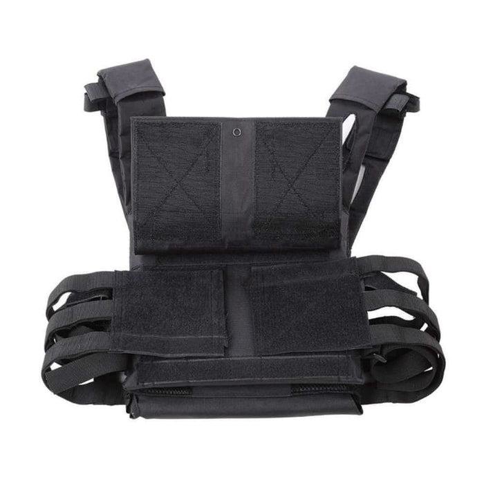 Tactical vest with airsoft plate holder