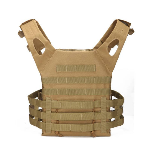 Tactical vest khaki plate holder