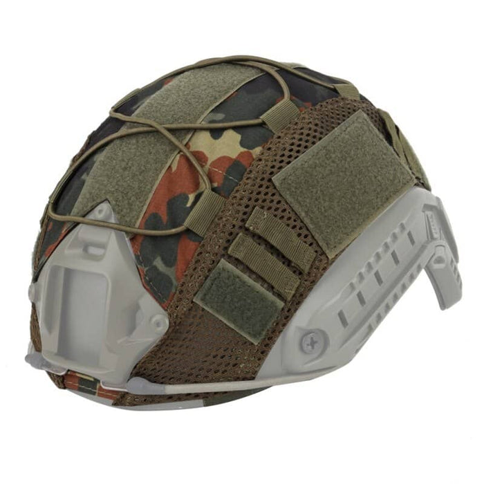 Camouflage helmet cover