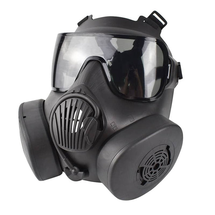 Tinted bacteriological gas mask