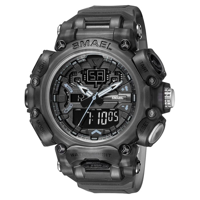 Tactical Military Watch Black Crystal