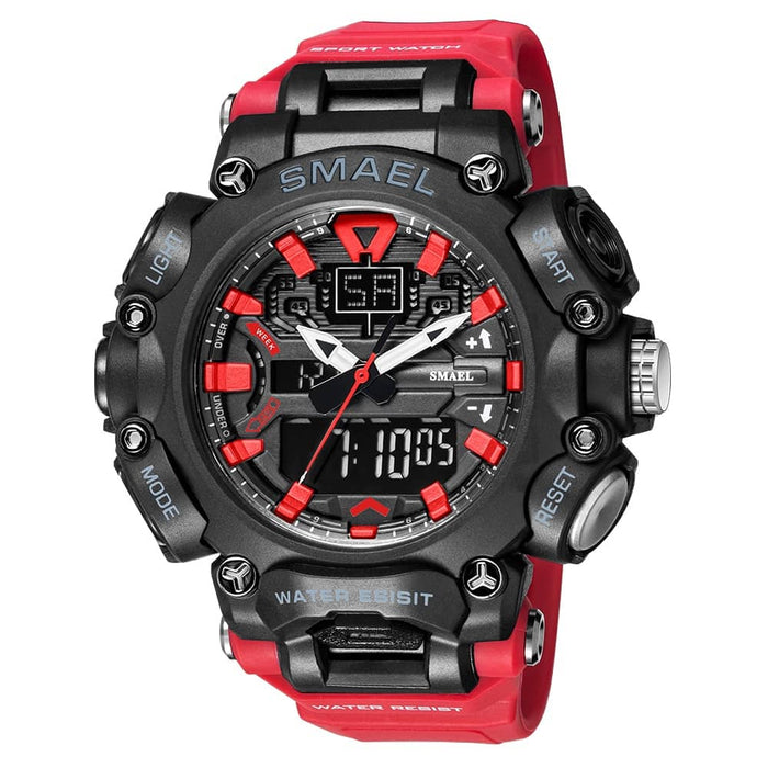 Red Tactical Military Watch