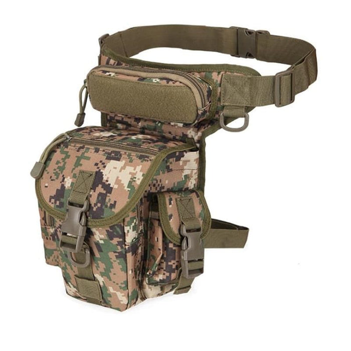 Military leg bag jungle digital cce