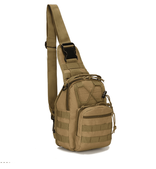 Khaki tactical military bag