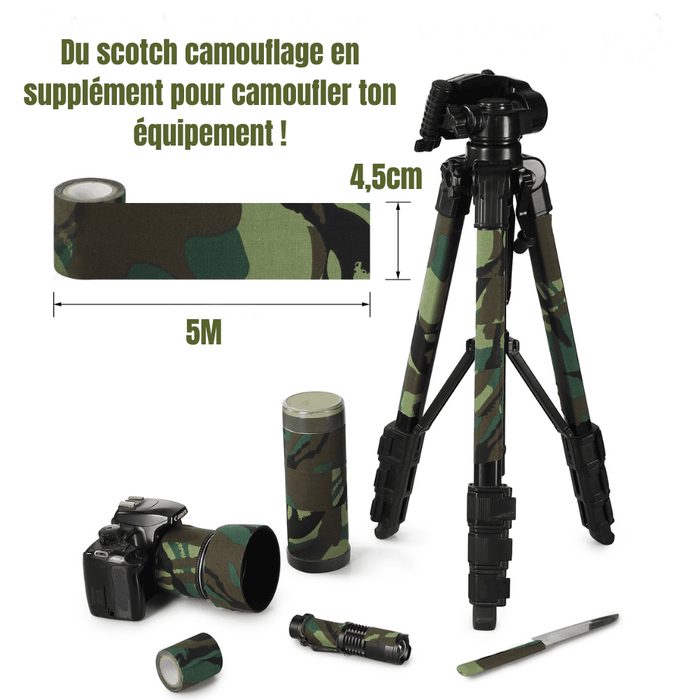 Woodland military camouflage gear scotch camo