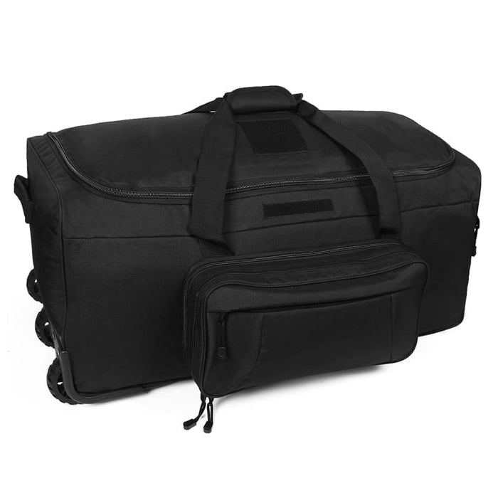 Black military suitcase