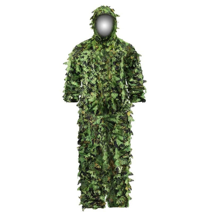 Abbigliamento mimetico 3D verde